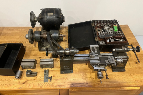 Pultra watchmakers lathe war - watchmakers,
